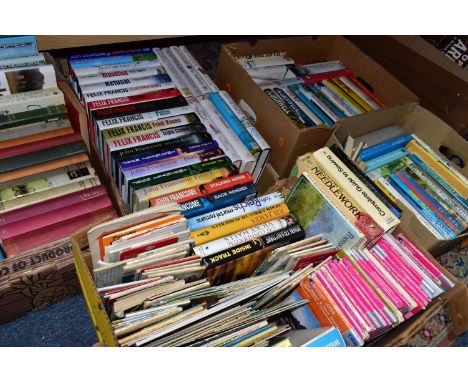 BOOKS &amp; MAPS, four boxes containing approximately 120 book titles, mostly in hardback format to include classic and conte