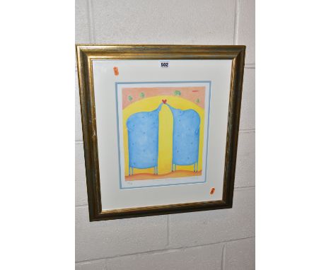A SMALL QUANTITY OF PAINTINGS AND PRINTS ETC, to include signed limited edition prints - Tim Bulmer cartoon, Terry Harrison G
