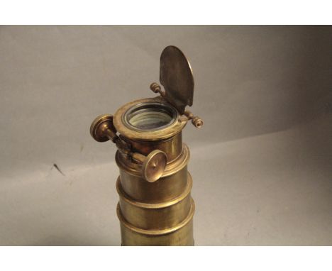 Magic Lantern Lense, Attractive brass barrel, acid etched. 