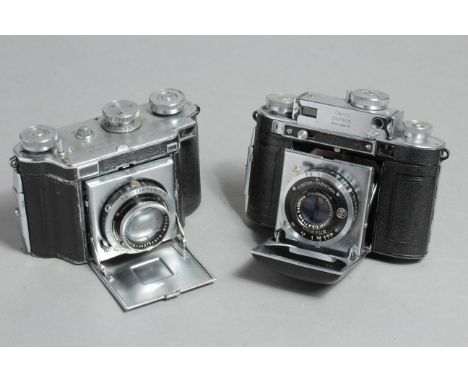 Certo Dollina Cameras, a version III with a 5cm F2 Xenar lens also a version II (2)