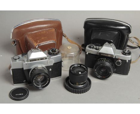 Keiv 15 & 19 Cameras, in makers cases with a 37mm F2.8 Abtomat lens in makers bubble 