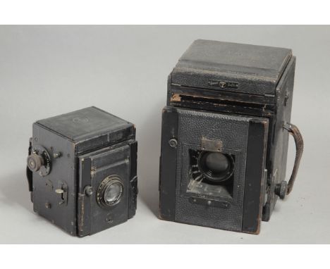 TP Ruby Reflex Cameras, a 9x14 version with a 2¼x3¼ model (2)