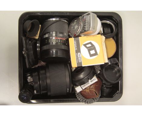 Rollei HFT Distagon F4 50mm Lens,  together with a Rolleiflex SLX converter snd various other accessories from a selection of