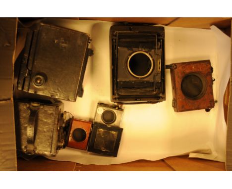 Cameras,  a Zodel Reflex, a Graflex Jr, and Ica Palmos with various shutters nd more (a lot)