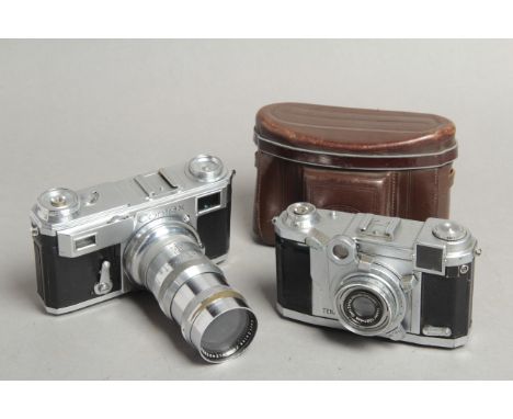 Zeiss Tenax II Camera, also a Contax II with a 13.5cm F4 Sonnar (2)