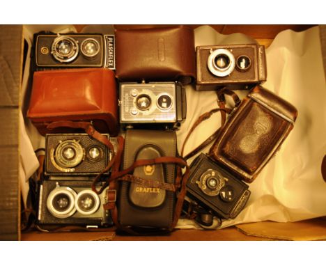 TLR Cameras, a Zunow Prinz Flex, Reflekta models, Graflex 22 and others (a lot)