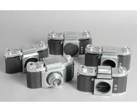 KW Praktiflex Camera Bodies, an original with FX and FX-2 models (5)