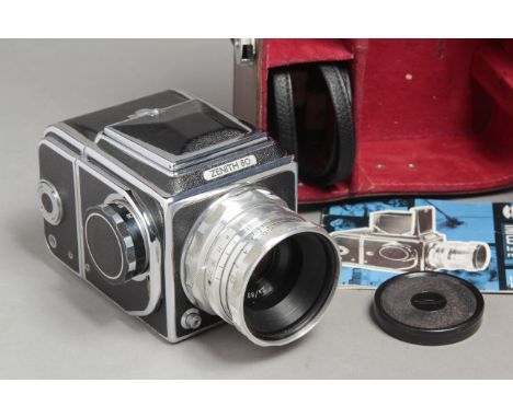Zenith 80 Camera, Russian Hasselblad copy in makers case with instructions
