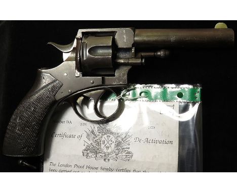 Webley Royal Irish Constabulary Revolver No1 (New Model) calibre .450, barrel 4". Left hand of frame marked with flying bulle