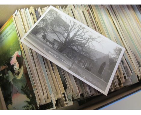 Original collection in shoebox, many better noted, includes R/P's, composite set, Louis Wain, etc needs viewing  (approx 730 