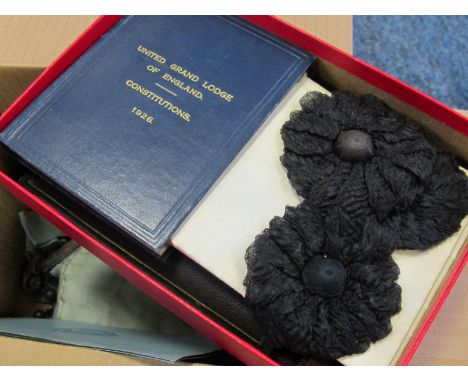 Buffalo medals as follows: 3x Black Rosettes, Jewel RAOB hallmarked silver and enamelled engraved 'Presented to PR. T. PIPER.