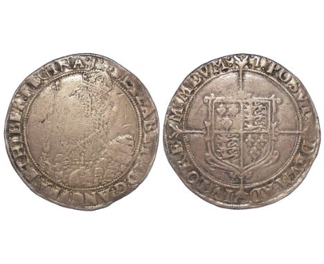 Crown Elizabeth I. mm1. S2582 GF but a little weak on the portrait