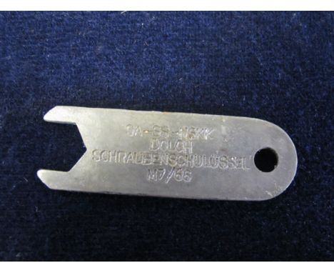 German dagger spanner for the top nut of ss sa nsfk daggers maker marked