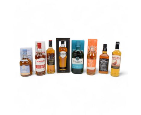 Mixed whisky; comprising Tamdhu 12 year old Speyside single malt whisky, Dalwhinnie Winter's Gold Highland single malt whisky