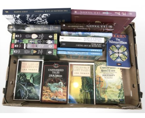 A collection J R R Tolkien volumes. (1 box)