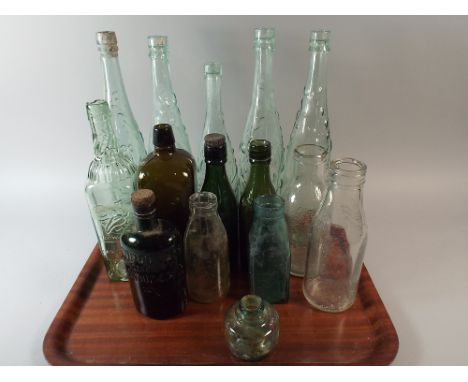 A Collection of Fifteen Various Vintage Collectors Bottles. 