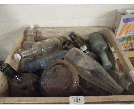 A Collection of Vintage Bottles. 