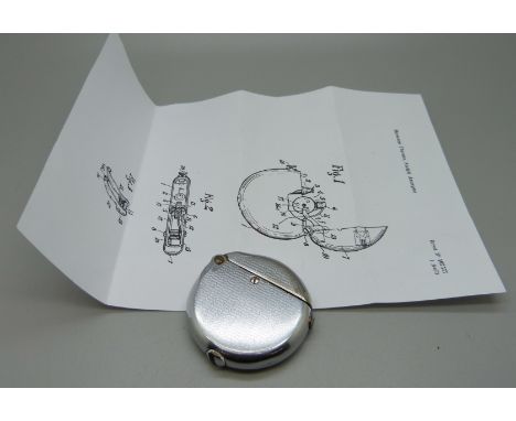 A Thorens Swiss made circular lighter 