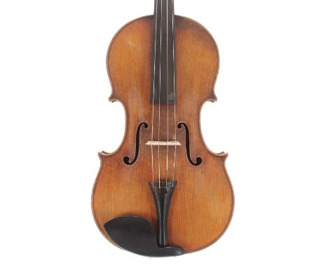 Interesting viola labelled ...Leandro Bisiach..., the two piece back of faint medium curl with similar wood to the sides, the