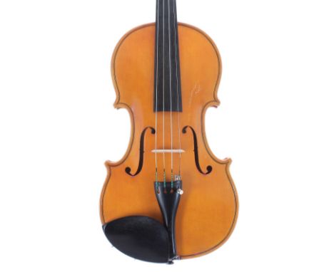 Violin inscribed Giorgio Martinelli, S. Giov Bersieto 1992, 13 15/16", 35.40cm