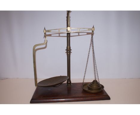 Brass Avery balance scales