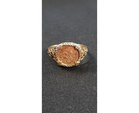 GOLD COIN RING