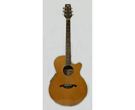 A Weston guitar, Praivie Series, model WSS-327NAT, electro acoustic guitar 