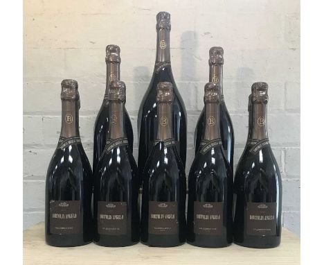 10 Bottles including 1 Magnum bottle Finest Prosecco di Valdobiaddene Angelo Bortolin 9 Bottles Prosecco di Valdobiaddene Ang