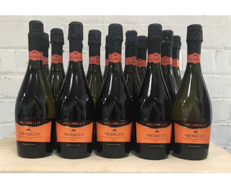 14 Bottles Prosecco Arcobello ‘Vino Spumante’ Ermes Mansue