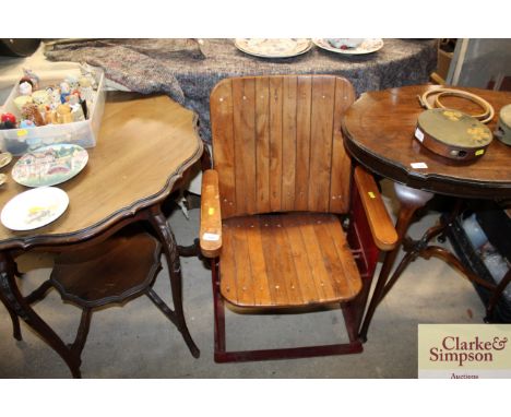 A vintage cinema seat