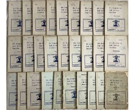 Quantity (28) of OFFICIAL CIRCULARS &amp; JOURNALS of the Tramways and Light Railways Association dated between 1909 and 1915