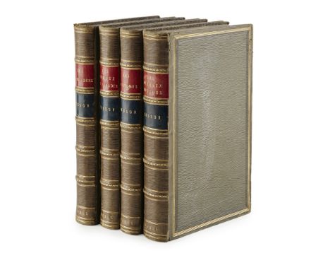 Lesson, René Primevere - A Collection of Four Ornithological Works, Uniformly bound.Histoire Naturelle des Oiseaux-Mouches. P