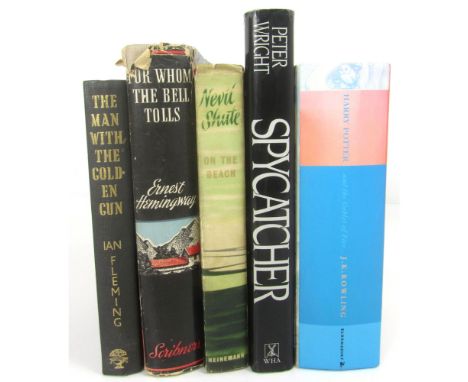 Modern first editions, 5 works, comprisingHemingway, Ernest For Whom the Bell Tolls. New York: Charles Scribner's Sons, 1940.