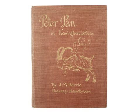 Barrie, J.M. - Arthur Rackham, illustratorPeter Pan in Kensington Gardens. London: Hodder & Stoughton, 1906. First edition, s