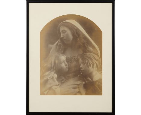Cameron, Julia MargaretA Holy Family, 1872, albumen print, 34.5 x 26.5cm, unsigned, framed and glazedNote: Cox & Ford list th