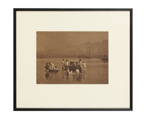 Sutcliffe, Frank MeadowWater Rats, 1886, silver gelatin print, 15 x 20.5cm, signed in pencil to lower right corner, framed an