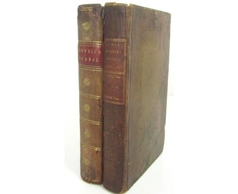 Boswell, JamesThe Journal of a Tour to the Hebrides, with Samuel Johnson... London: Charles Dilly, 1785. First edition, secon