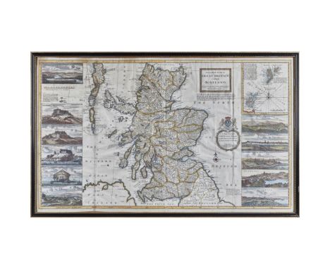 Moll, HermanThe North Part of Great Britain called Scotland. London: D. Midwinter, [1714?], hand-coloured, 103 x 62cm, framed