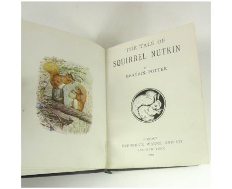 Potter, Beatrix - a collection of books, includingThe Tale of Squirrel Nutkin. London: Frederick Warne and Co., 1903. First e