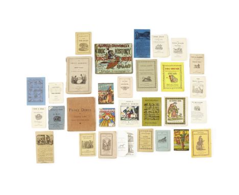 Collection of 19 chapbooks (& several other items) including 9 by J. G. Rusher of Banbury, Oxfordshire:The Galloping Guide to