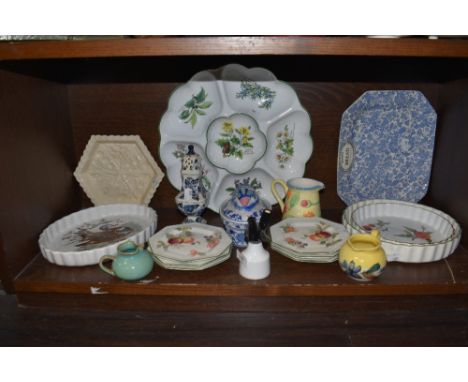 A selection of kitchen wares including Royal Worcester and Portmeirion
All pieces in good condition