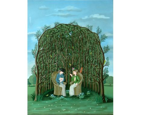 Raymond Peynet French (born1908- ) Limited Edition Lithograph "C'est Bien Parce que Vous m'Insprirez Confiance car je ne suis
