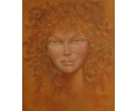 Leonor Fini, French (1908-1996) Color Lithograph "Portrait" Signed and Numbered In Pencil 199/297, Leonor Fini. Nicely Framed