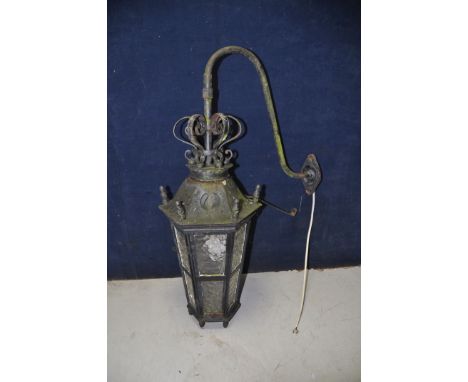A WALL HANGING GARDEN LANTERN (UNTESTED)