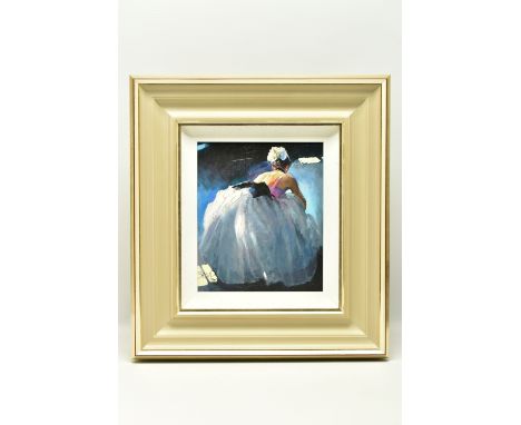 SHERREE VALENTINE DAINES (BRITISH 1959) 'TRANQUIL BEAUTY', a signed limited edition print depicting a ballet dancer, 53/195 w