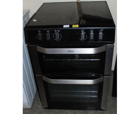 		A Belling electric oven finished in black enamel