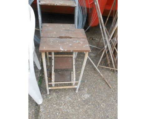 2 Vintage Steps ( sold as decorative items )
