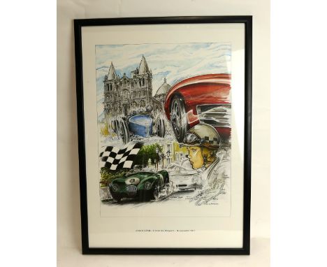 'Angouleme - Circuit Des Ramparts 16 Sept 2007,' print measuring 73cm x 53cm.