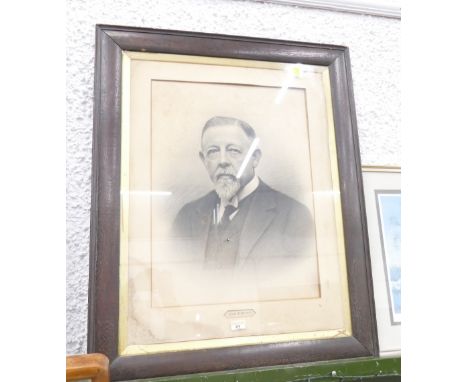 Oak framed portrait of John Dempster 1918