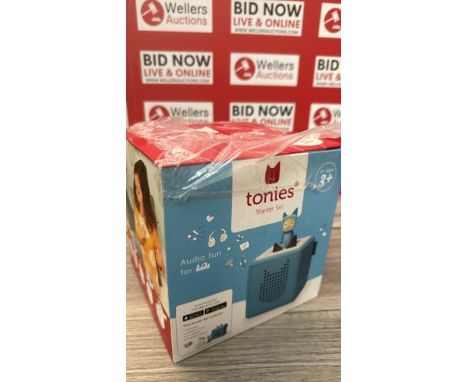 TONIES  STARTER SET LIGHT BLUE / APPEARS NEW, SEE IMAGES / G9